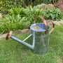 Copper Trim Galvanised Metal Watering Can, thumbnail 4 of 10