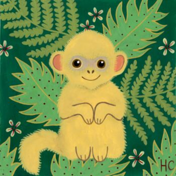 Reusable Eco Friendly Monkey Children's Card Blank Inside Or Optional Handwritten Message, 6 of 11