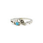 Sterling Silver Opal Dainty Flower Ring, thumbnail 6 of 8