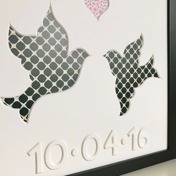 Love Doves Wedding Gift Artwork, 5 of 10