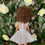 Flower Girl/Communion Dress Fits 15' 38cm Mélange Doll, thumbnail 3 of 4