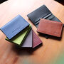 Personalised Initials Italian Leather Card Holder, thumbnail 3 of 12