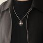 Graduation Gift For Him, Men's Compass Necklace – Sterling Silver, thumbnail 11 of 11