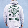Fresh And Chilled Men's Watermelon Hoodie, thumbnail 1 of 3