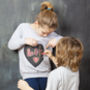 Heart Print Chalkboard Sweatshirt, thumbnail 3 of 6