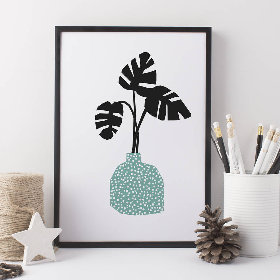 Cheese Plant Print, 1 of 2