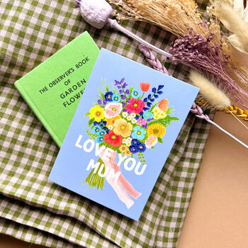 Flower Bunch Love You Mum Mother's Day Greeting Card, 6 of 8