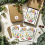 Whimsical Flower Garden A6 Folded Thank You Cards And Envelopes, thumbnail 6 of 7