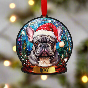 French Bulldog Dog Tree Decoration, 5 of 6