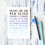 Ombre Blue Brainy Geeks Notebook, thumbnail 1 of 2