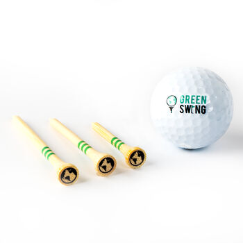 Mixed Size Classic Bamboo Golf Tees 30pcs Gift, 5 of 8