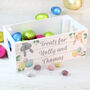 Personalised Easter White Wooden Crate, thumbnail 1 of 3