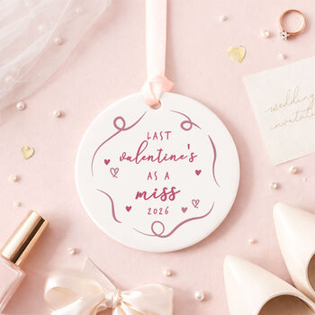 Last Valentines As A Miss Bottle Tag Gift, 5 of 7