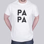 'Papa' Men's T Shirt, thumbnail 4 of 10