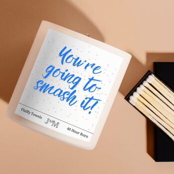 You're Going To Smash It Candle Gift, 2 of 6