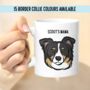 Personalised Border Collie Mug, thumbnail 1 of 5