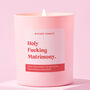 Wedding Gift Funny Soy Wax Candle Holy Matrimony, thumbnail 1 of 4