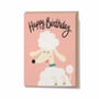 Poodle Birthday Greetings Card, thumbnail 5 of 5