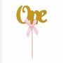 First Birthday Gold And Pink Party Crown, thumbnail 7 of 7