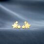 Sterling Silver Personalised Star Cluster Earrings, thumbnail 4 of 10
