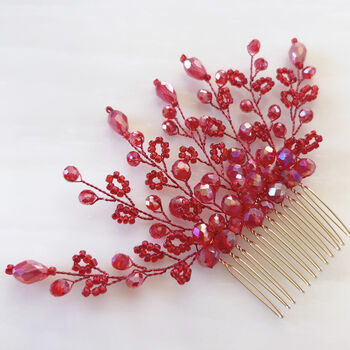 Vibrant Red Hair Comb, 2 of 6