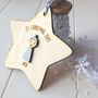 Personalised Baby Boy's First Christmas Decoration, thumbnail 1 of 5