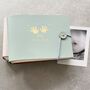 Personalised Baby Hands Recycled Leather Photo Album, thumbnail 1 of 7