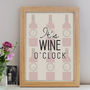 'Wine O'clock Print, thumbnail 2 of 4