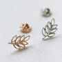 Leaf Design Gold Or Silver Colour Modesty Pin, thumbnail 5 of 11