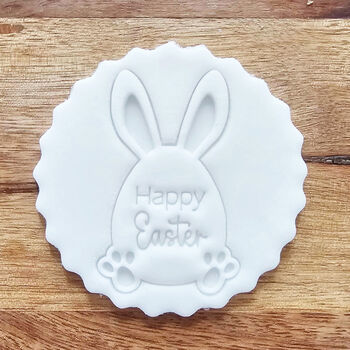 Happy Easter Baking Embosser Stamp For Cookies And Cakes Icing Decoration, 2 of 5