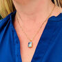 The Rectangle Labradorite Necklace, thumbnail 7 of 10