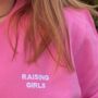Raising Girls Sweatshirt In Baby Blue Or Candy Pink, thumbnail 1 of 4