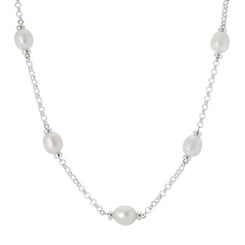 Courtfield Freshwater Pearl And Silver Necklace, 2 of 5