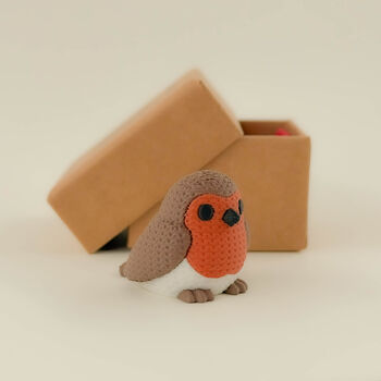 A Robin In Your Garden Tiny Little Gifts Bobbin Robin, 3 of 4