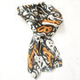 Ghost Print Halloween Scarf, thumbnail 6 of 6