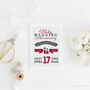 Personalised Ruby Wedding Anniversary Card, thumbnail 1 of 5