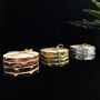 Gold And White Marble Drink Coasters Set Of Four, thumbnail 5 of 7
