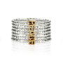 Spin For Peace Sterling Silver Stacking Ring, thumbnail 4 of 6
