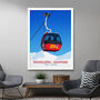 Hochzillertal Hochfugen Ski Poster, thumbnail 2 of 6