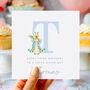 Peter Rabbit Initial Birthday Card *Fully Personalised, thumbnail 1 of 2