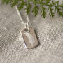 Fern Engraved Sterling Silver Nature Necklace, thumbnail 3 of 11