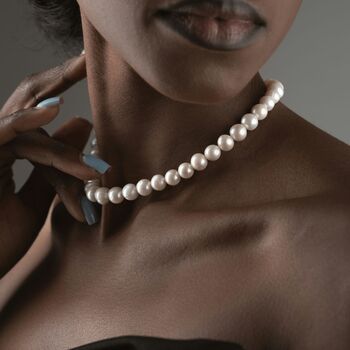 10mm. Freshwater Pearl Necklace, 6 of 7