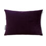 Luxury Super Soft Velvet Cushion Plum Purple, thumbnail 4 of 4