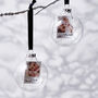 Personalised Photo Baby's First Christmas Bauble, thumbnail 2 of 3