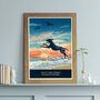 Limited Edition Seaside Pointer Or Viszla Gift Print, thumbnail 3 of 10