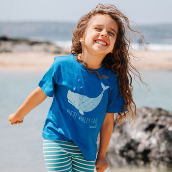 Childrens 'You're Whaley Cool' Organic Tshirt, 3 of 7