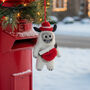 Handmade Felt Santa Yeti Decoration, thumbnail 1 of 4