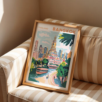 Bangkok, Thailand Poster – Travel Wall Art Print, 4 of 7