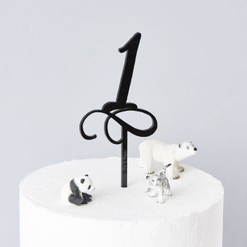 Decorative Birthday Age Cake Topper, 2 of 11