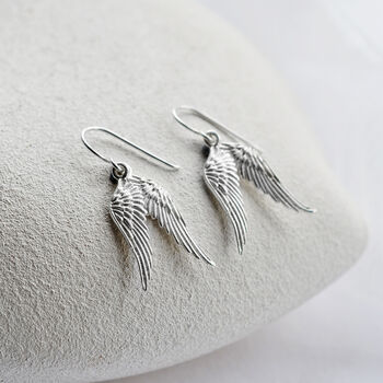 Sterling Silver Angel Wings Jewellery Set, 3 of 4
